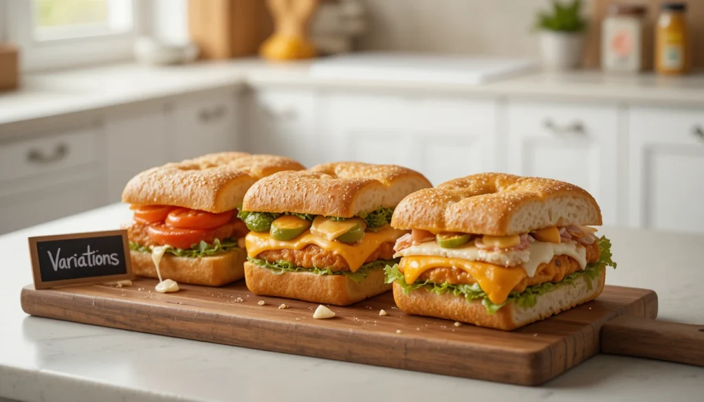 Avocado Bacon Grilled Cheese Sandwich Recipe 3 Different variations of avocado bacon grilled cheese sandwiches with extra toppings and melting cheese.