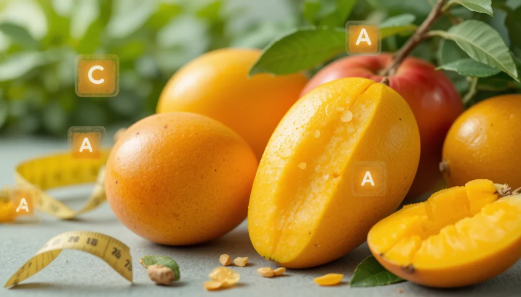 Health Benefits of Mango Sorbet including vitamins, fiber, and natural sweetness