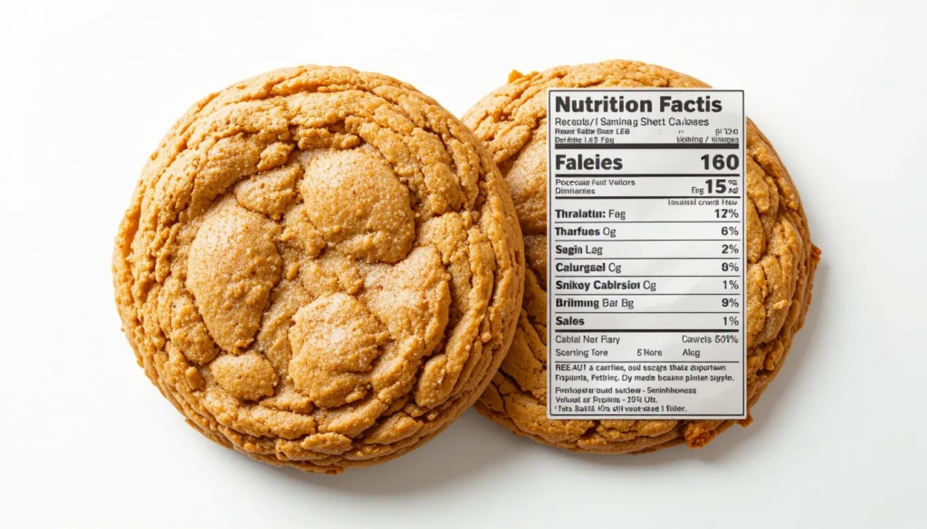Pumpkin Snickerdoodles Recipe – Soft, Spiced & Perfectly Autumnal 5 Nutrition Facts per Pumpkin Snickerdoodle cookie showing calories, carbs, fat, sugar, and fiber