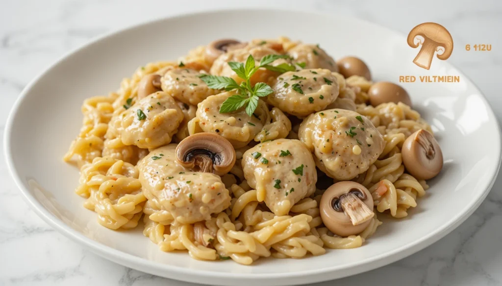 Creamy One-Pan Chicken & Mushroom Skillet – Comfort Dinner in 30 Minutes 4 Health Benefits of Creamy Chicken & Mushroom Skillet – rich in protein, vitamin D, and calcium