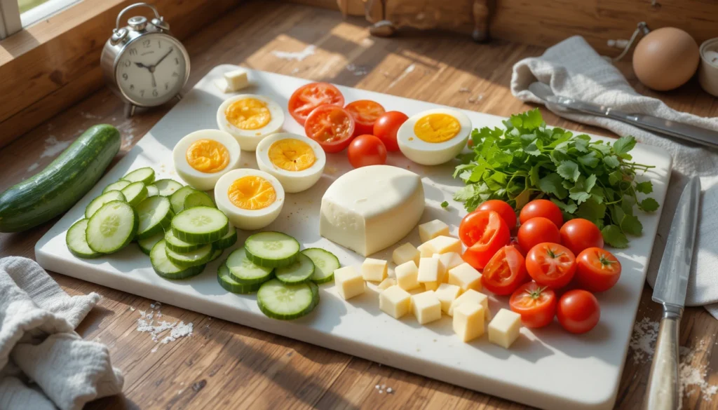 fresh-cheese-eggs-and-veggie-platter-main 2 fresh-cheese-eggs-and-veggie-platter-cooking-preparation-time.