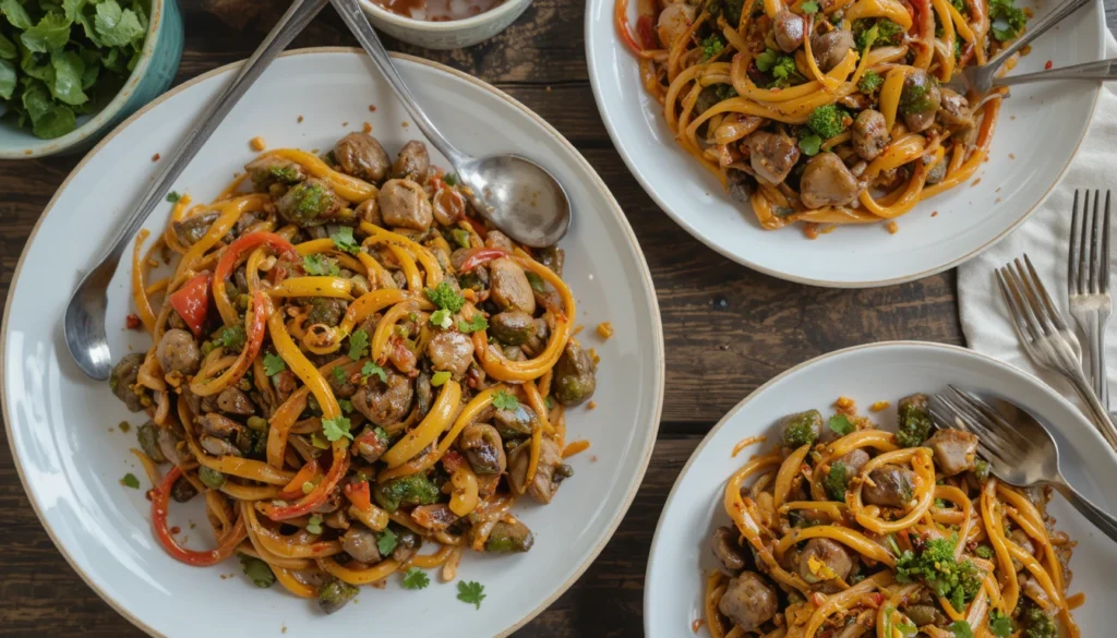 Spicy Ground Beef Stir-Fry Bowl – Quick & Flavor-Packed Dinner 2 Recipe Overview of Spicy Ground Beef Stir-Fry Bowl with rice and vegetables